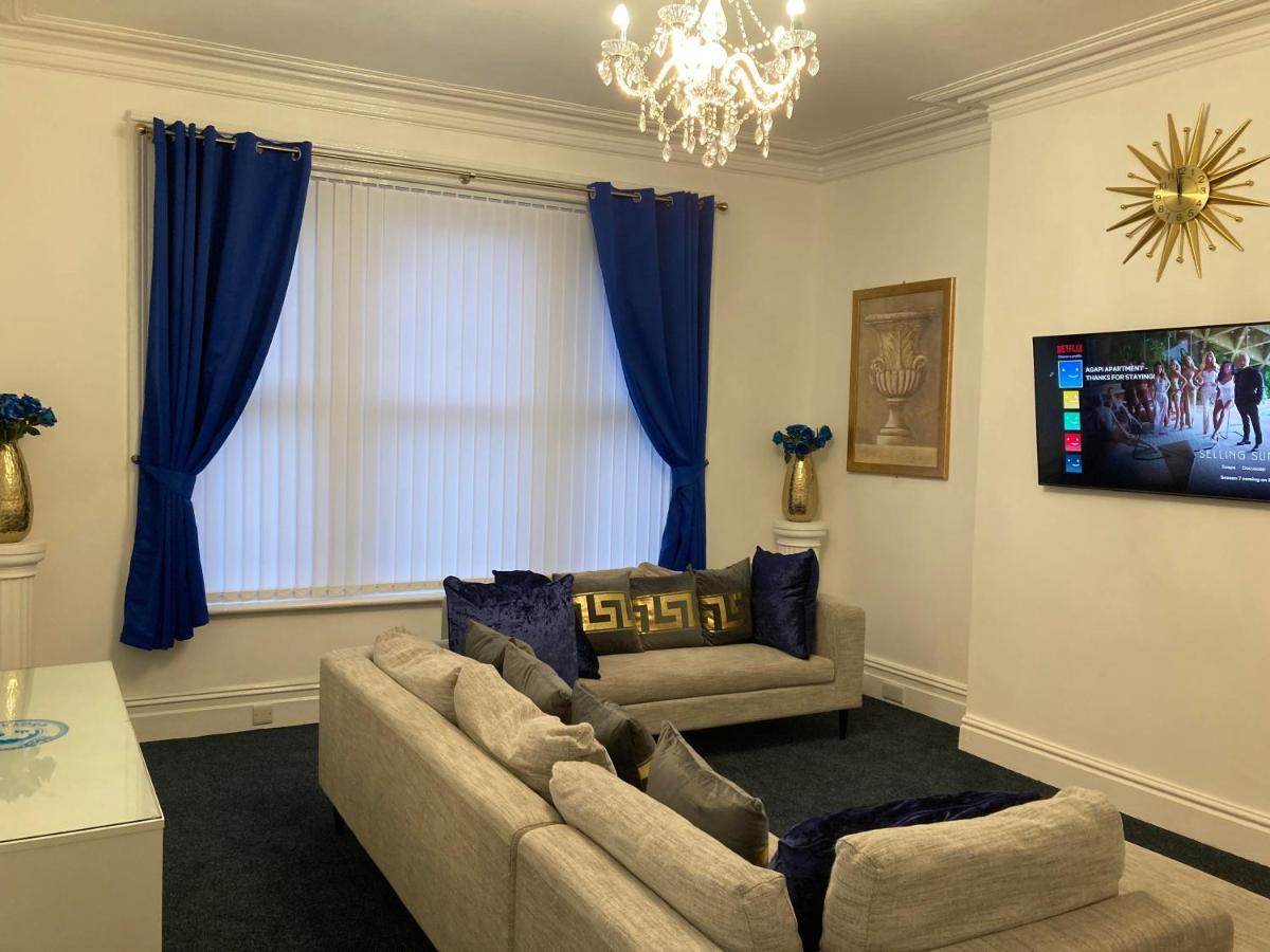 Agapi Apartment - Sea View Sleeps Ten Blackpool Exterior foto